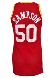 Circa 1987 Ralph Sampson Houston Rockets Game-Used Road Jersey