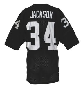 Circa 1988 Bo Jackson Los Angeles Raiders Game-Used Home Jersey