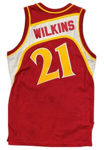 Circa 1988 Dominique Wilkins Atlanta Hawks Game-Used Road Jersey