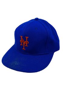 Circa 1988 Gary Carter NY Mets Game-Used Cap