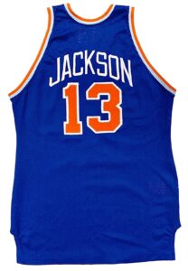 Circa 1988 Mark Jackson Rookie Era NY Knicks Game-Used Jersey