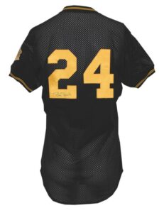 Circa 1989 Barry Bonds Pittsburgh Pirates Worn & Autographed BP Jersey with 1989 Game-Used Road Pants