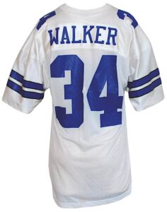 Circa 1989 Herschel Walker Dallas Cowboys Game-Used Home Jersey