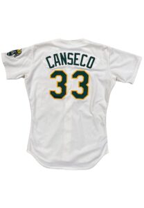 Circa 1989 Jose Canseco Oakland A’s Game-Used & Autographed Jersey