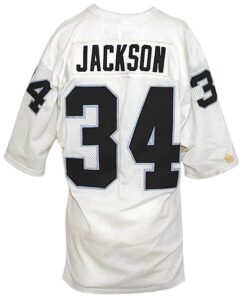 Circa 1990 Bo Jackson Los Angeles Raiders Game-Used Road Jersey