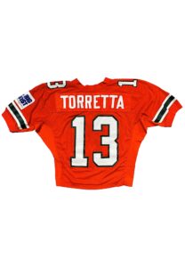 Circa 1990 Gino Torretta Miami Hurricanes Game-Used Jersey