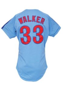 Circa 1990 Larry Walker Montreal Expos Game-Used Road Uniform