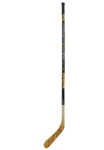 Circa 1990 Mario Lemieux Pittsburgh Penguins Game-Used & Autographed Stick