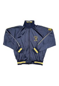 Circa 1990 Michigan Wolverines Player-Worn Travel Jacket