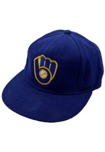 Circa 1990 Robin Yount Milwaukee Brewers Game-Used Cap