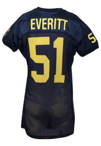 Circa 1990 Steve Everitt Michigan Wolverines Game-Used Jersey