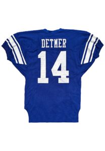 Circa 1990 Ty Detmer Brigham Young Game-Used Jersey