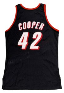 Circa 1990 Wayne Cooper Portland Trail Blazers Game-Used Jersey