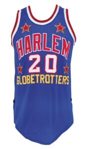 Circa 1990’s T. Brown Harlem Globetrotters Game-Used Jersey & Circa 2000’s Sinclair Harlem Globetrotters Game-Used Jersey (2)