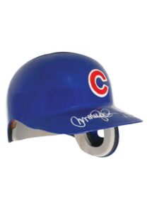 Circa 1991 Ryne Sandberg Chicago Cubs Game-Used & Autographed Helmet