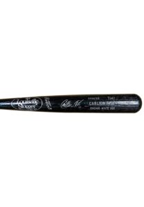 Circa 1992 Carlton Fisk Chicago White Sox Game Ready & Signed Bat