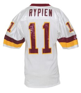 Circa 1992 Mark Rypien Washington Redskins Game-Used Road Jersey