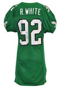 Circa 1992 Reggie White Philadelphia Eagles Game-Used & Autographed Jersey