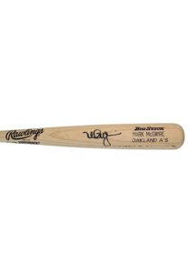 Circa 1993 Mark McGwire Oakland A’s Game-Ready & Autographed Bat