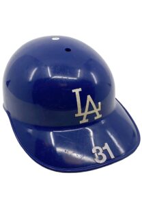 Circa 1993 Mike Piazza LA Dodgers Rookie Era Game-Used Catchers Helmet