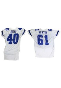 Circa 1993 Nate Newton & Bill Bates Dallas Cowboys Game-Issued Jerseys