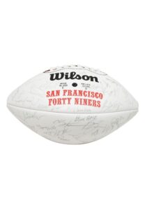 Circa 1994 San Francisco 49ers Team Signed Football