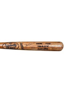 Circa 1995 Tom Glavine Atlanta Braves Game-Used & Signed Bat