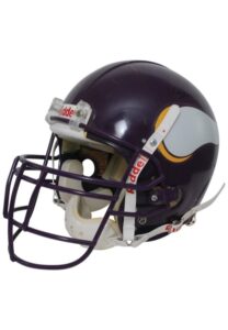 Circa 1996 John Randle Minnesota Vikings Game-Used & Autographed Helmet