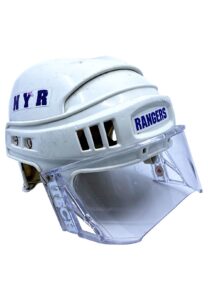 Circa 1996 Luc Robitaille NY Rangers Game-Used Helmet