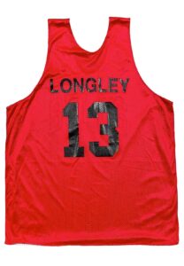 Circa 1997 Luc Longley Chicago Bulls Player-Worn Reversible Practice Jersey