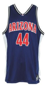 Circa 1997 Mike Bibby Home & Circa 1999 Richard Jefferson Road Arizona Wildcats Game-Used Jerseys