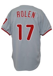 Circa 1999 Scott Rolen Philadelphia Phillies Game-Used Road Jersey