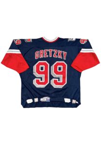 Circa 1999 Wayne Gretzky New York Rangers Game-Used “Lady Liberty” Alternate Jersey