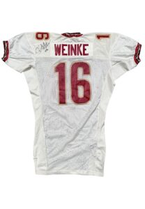 Circa 2000 Chris Weinke Florida State Seminoles Game-Used & Autographed Jersey