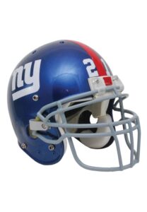 Circa 2000 Tiki Barber New York Giants Game-Used Helmet