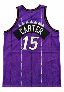 Circa 2000 Vince Carter Toronto Raptors Game-Used Jersey