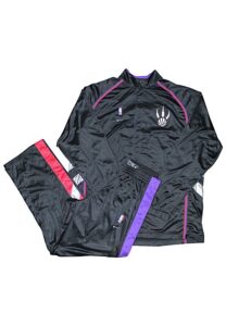 Circa 2000 Vince Carter Toronto Raptors Player-Worn Warm-Up Suit