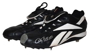 Circa 2001 Andy Pettitte NY Yankees Game-Used & Autographed Cleats