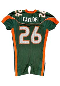 Circa 2001 Sean Taylor Miami Hurricanes Game-Used & Signed Jersey