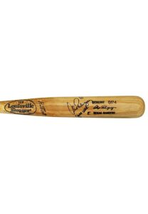 Circa 2002 Alex Rodriguez Texas Rangers Game-Used & Autographed Bat