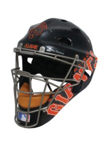 Circa 2002 Benito Santiago San Francisco Giants Game-Used Catcher’s Mask