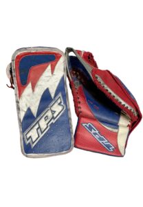 Circa 2002 Dan Blackburn NY Rangers Game-Used Goalie Glove & Blocker