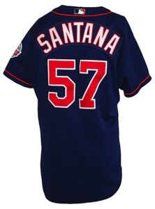 Circa 2002 Johan Santana Minnesota Twins Game-Used Alternate Jersey