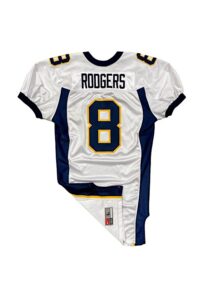 Circa 2003 Aaron Rodgers University of California Berkeley Game-Used Road Jersey