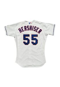 Circa 2003 Orel Hershiser Texas Rangers Coach-Worn Jersey