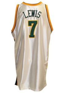 Circa 2003 Rashard Lewis & Desmond Mason Seattle SuperSonics Game-Used & Autographed Jerseys