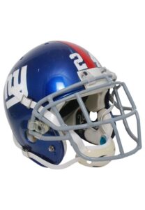 Circa 2003 Will Peterson New York Giants Game-Used Helmet