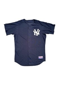 Circa 2005 Alex Rodriguez NY Yankees Game-Used Warmup Shirt