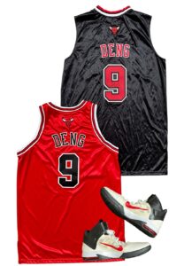 Circa 2005 Luol Deng Chicago Bulls Game-Used & Signed Jerseys & Shoes