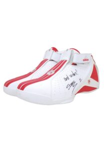 Circa 2005 Tracy McGrady Houston Rockets Game-Used & Autographed Sneakers